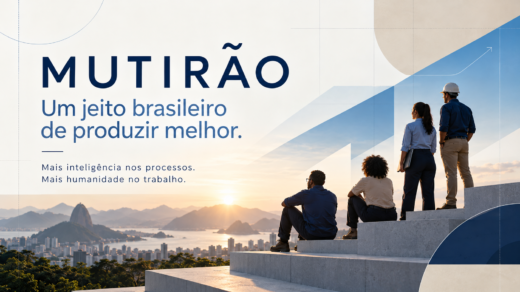 Método MUTIRÃO: profissionais e elementos geométricos representam produtividade e colaboração